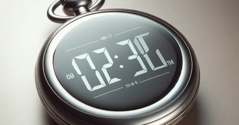 Digital Pocket Watch Timekeeping's Modern Revival in 2024 Title